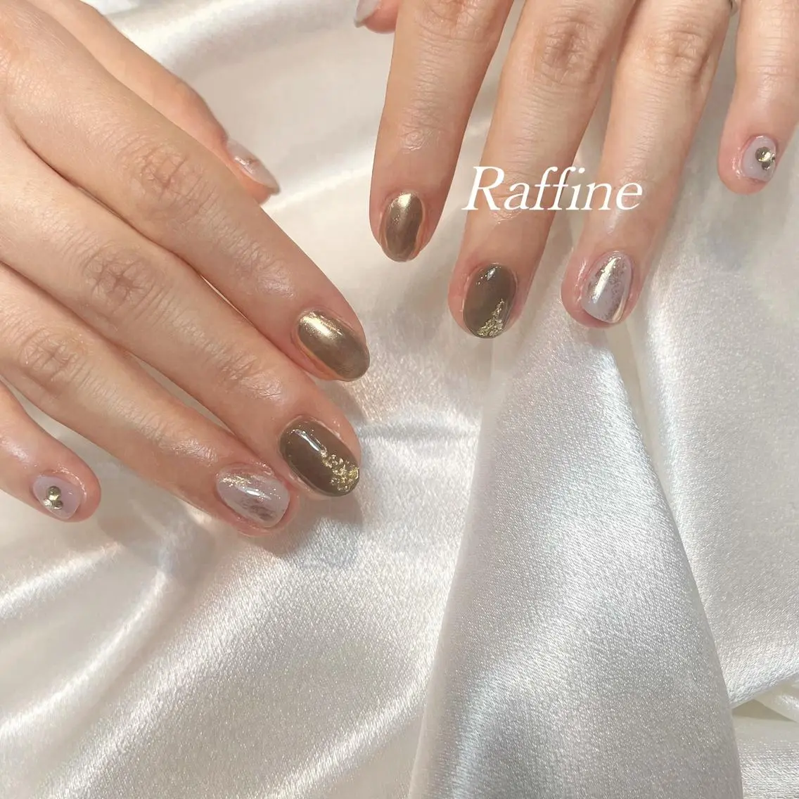 ネイル RAFFINE haru🦋🩵のネイルデザイン