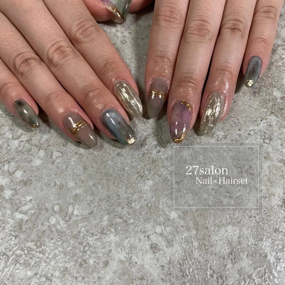 ネイル ニュアンスネイル 27salon yuinaのネイルデザイン