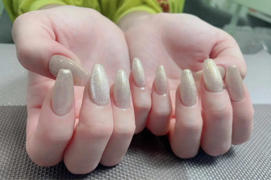 ネイル 長さ出し マグネットネイル ネイルチップ 冬ネイル 中野駅から2分 MEO NAILのネイルデザイン