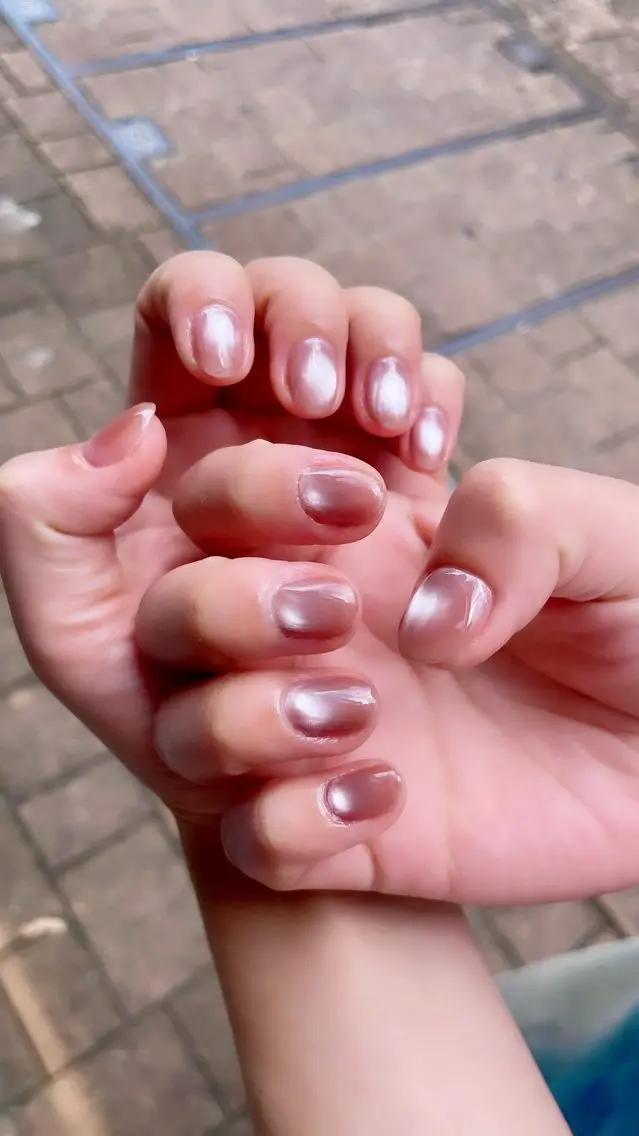 ハンドネイルモデル☆シンプルコース/オフなしの写真