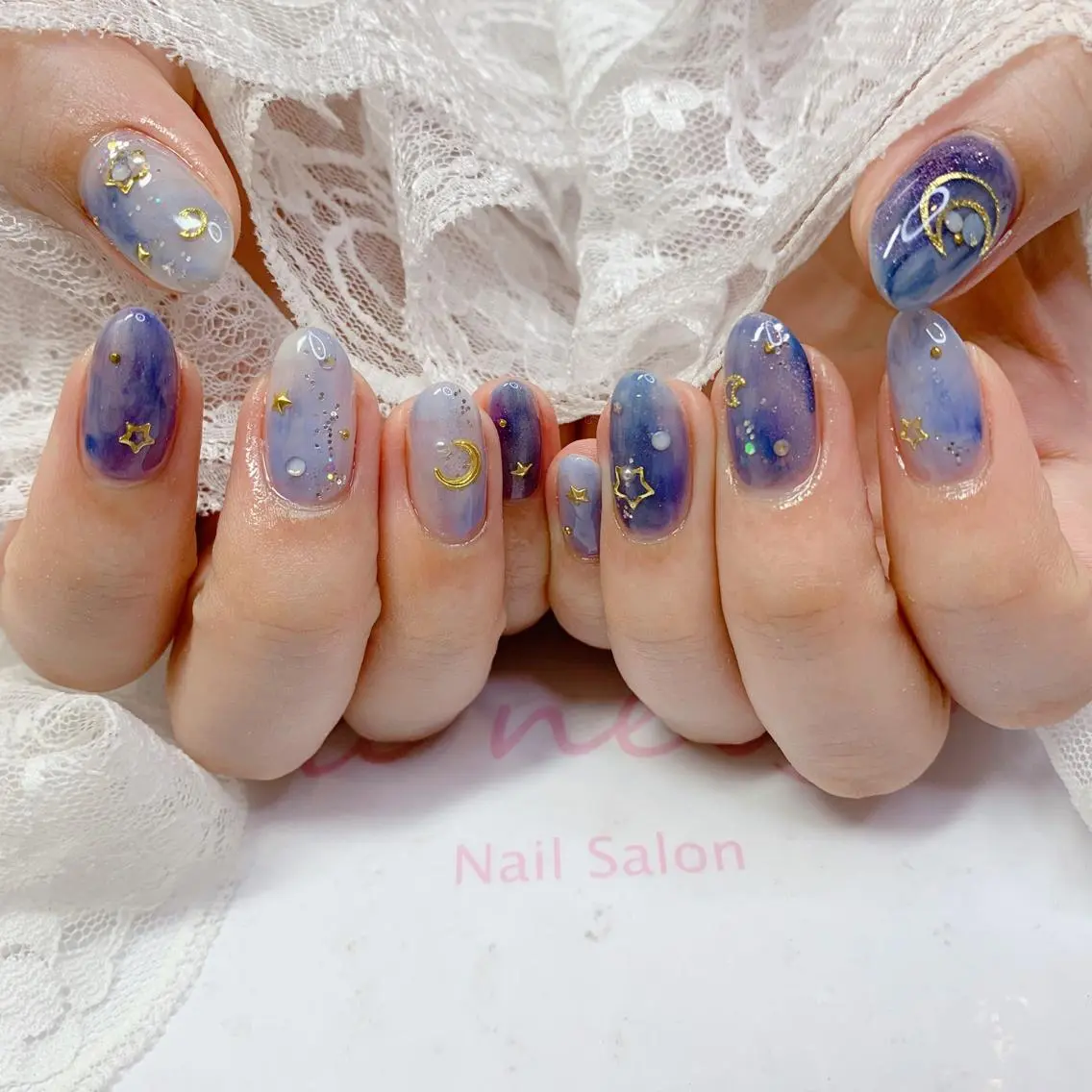 ネイル ハンドネイル La neige* yuki 🐩🌙のネイルデザイン