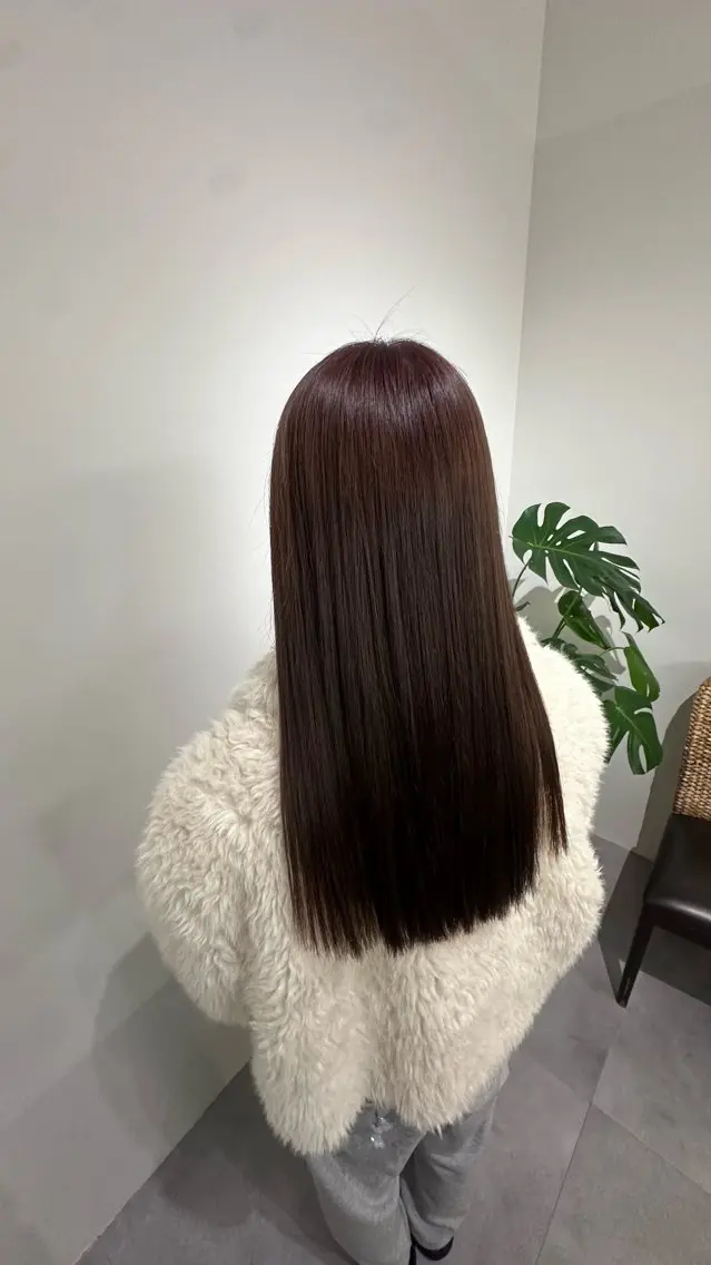 ロング カラー グレージュ ラベンダーカラー ラベンダーグレージュ ラベンダーグレー ヘアカラー メイ /SARAJUのヘアスタイル