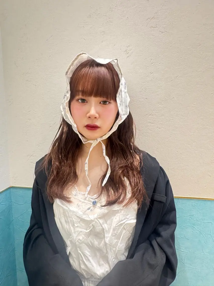 パーマ ボブ ミニボブ 透明感カラー颯空🎀のヘアスタイル