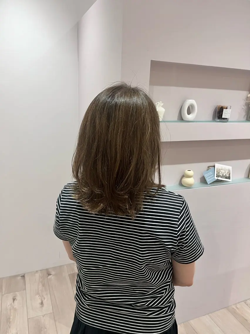 セミロング Rosierbleu 道正のヘアスタイル