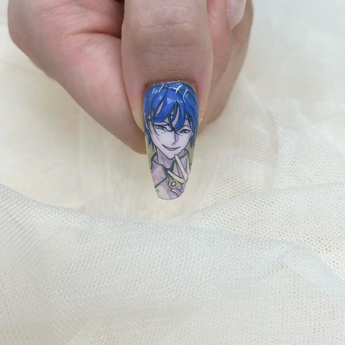 ロング ハンドネイル 池袋痛ネイル Nok. 渡辺のネイルデザイン