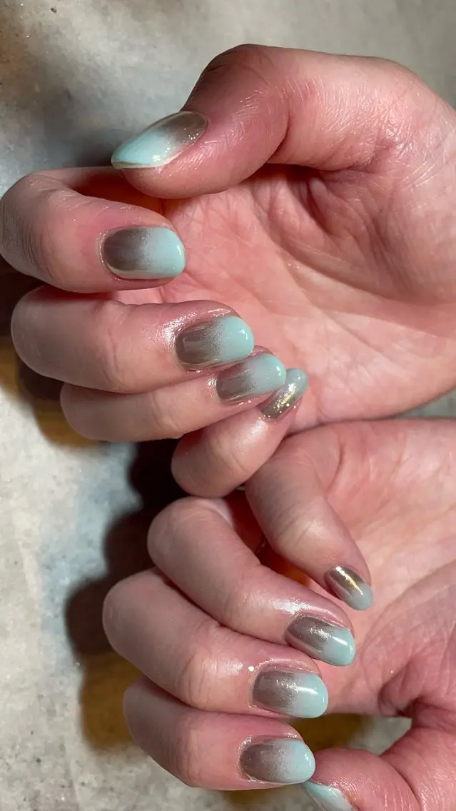 ネイル ジェルネイル オフィスネイル パラジェル シンプルネイル ハンドネイル nail salon ラピスラズリのネイルデザイン