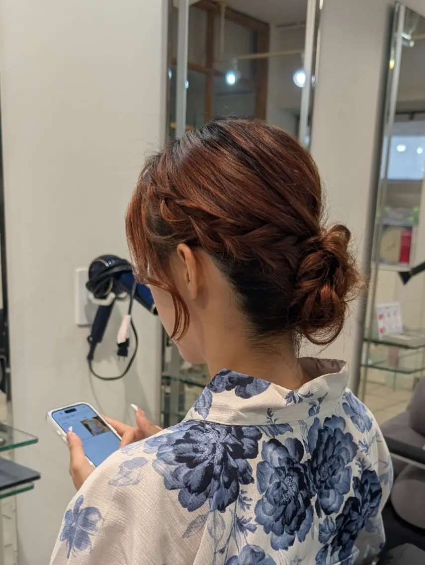ヘアアレンジ ヘアセット 盛れるヘアメイク/ 切りたて感なしカットのヘアスタイル
