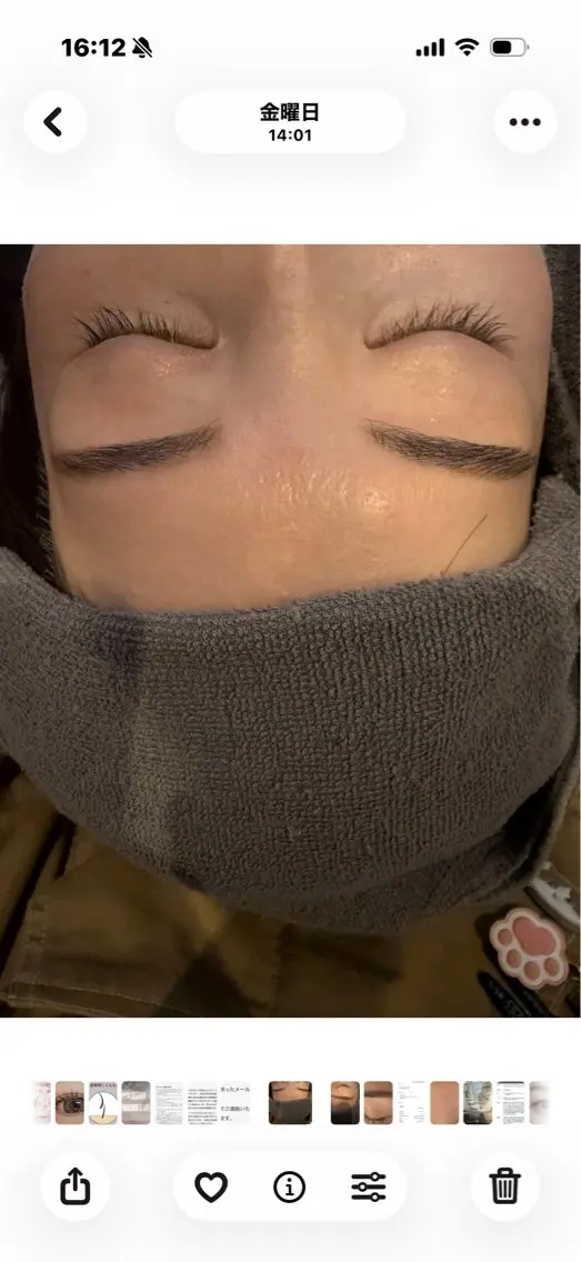 アイブロウ ワックス脱毛 Lashiku Belle  Akiの眉毛・アイブロウイメージ