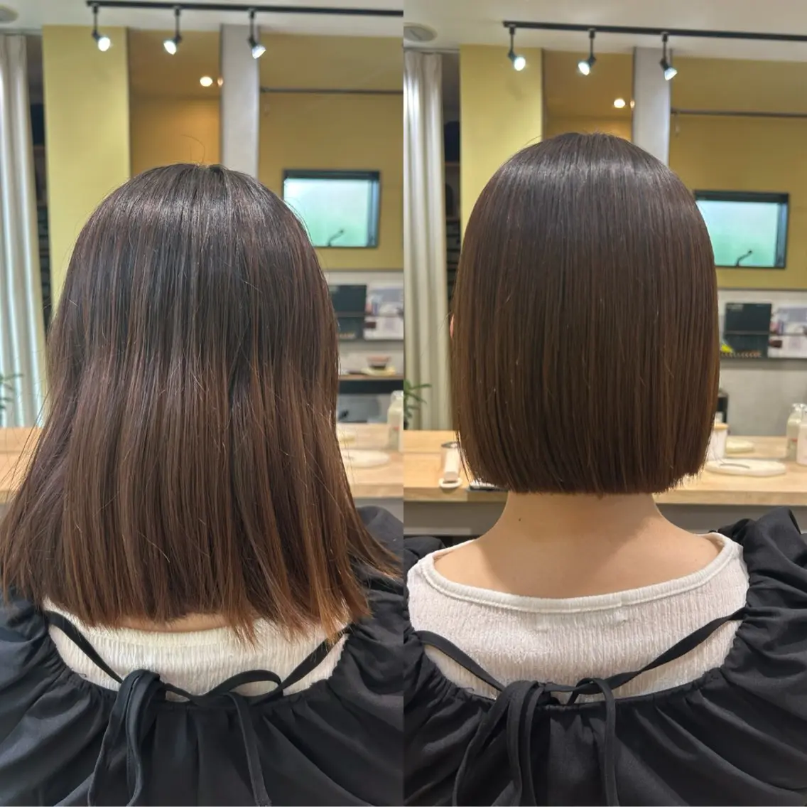 ショート パーマ 髪質改善 ストレートパーマ カット 縮毛矯正 トリートメント hubhair レイヤー/透明感のヘアスタイル
