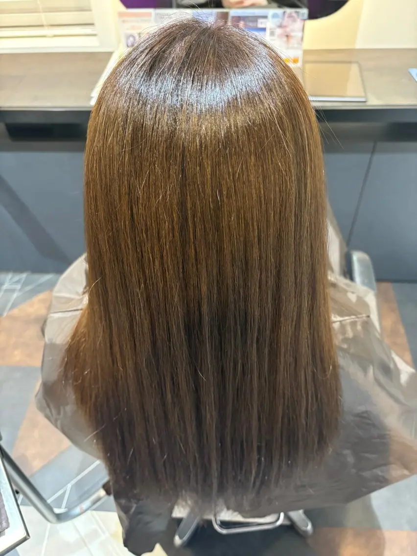 ロング カラー 久保 佑真のヘアスタイル
