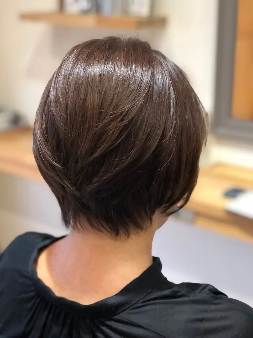 ショート ヘア　リミックス Ｗ(ダブル)のヘアスタイル
