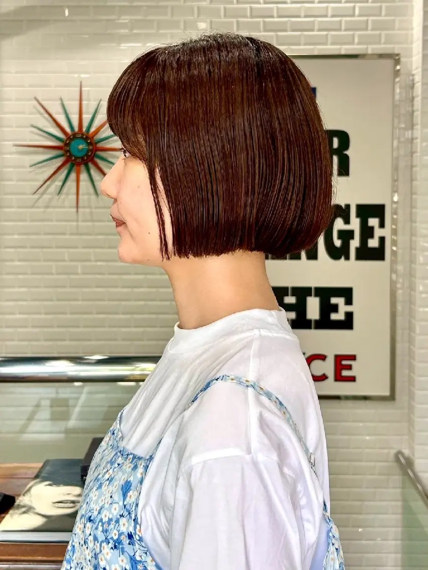 ミディアム カラー 長谷川 佳吾のヘアスタイル