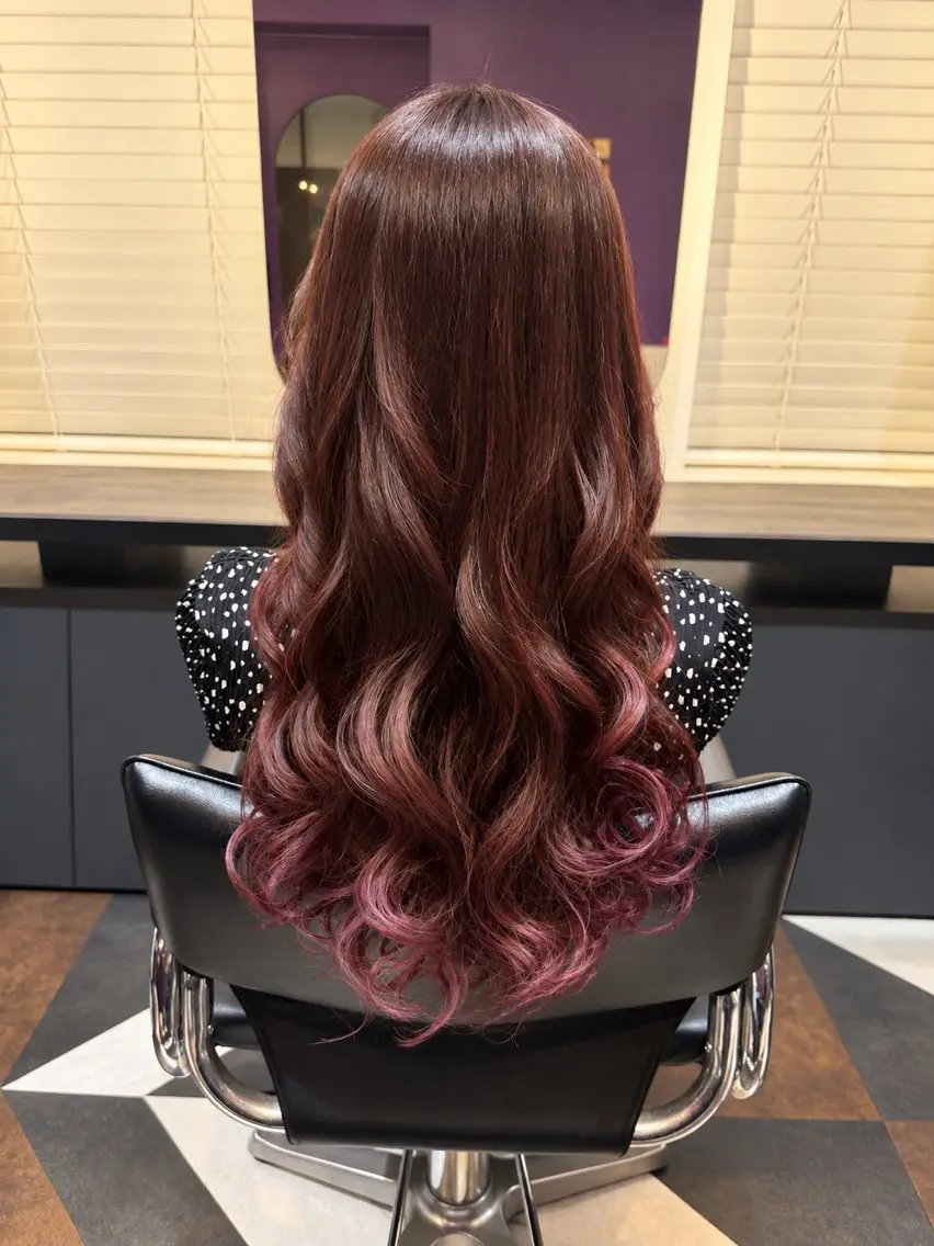 ロング ✨輝く艶カラー✨ 加藤まりえのヘアスタイル