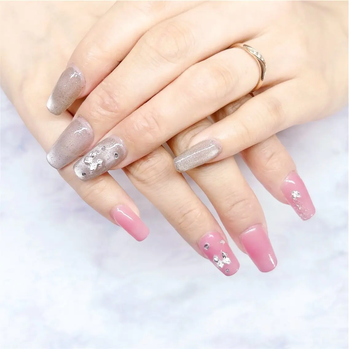 ネイル リボン MYu Beauty Salon  MAIのネイルデザイン