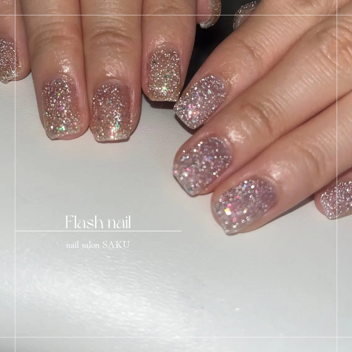 ネイル ニュアンスネイル シンプルネイル ハンドネイル SAKU nail 作島茜のネイルデザイン