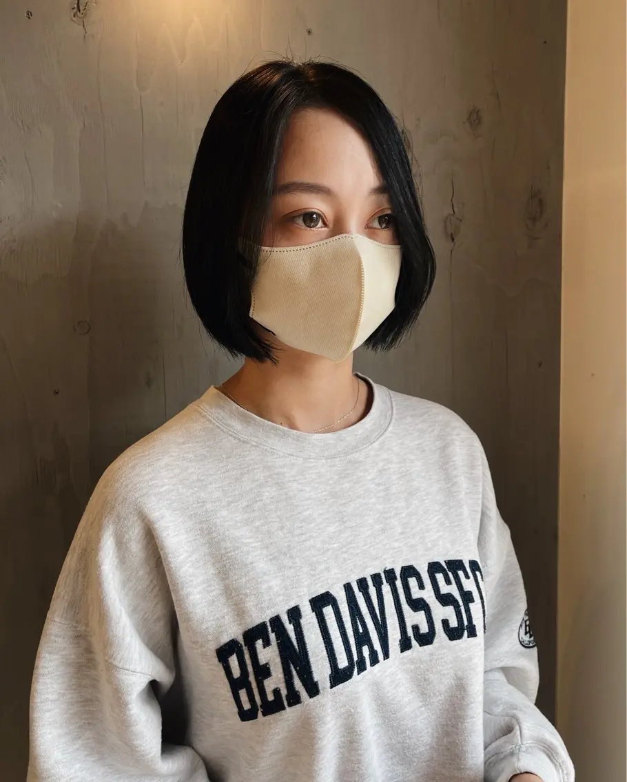 ミディアム カラー ナチュラル&ラフヘア 松尾 凌のヘアスタイル