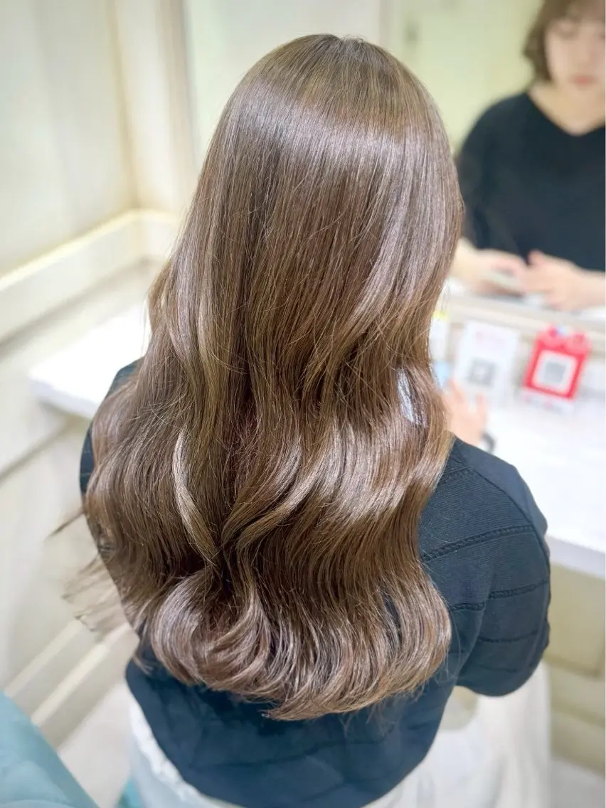 カラー ヘアカラー トリートメント 💙透明感艶カラー/ ゆうな💙のヘアスタイル