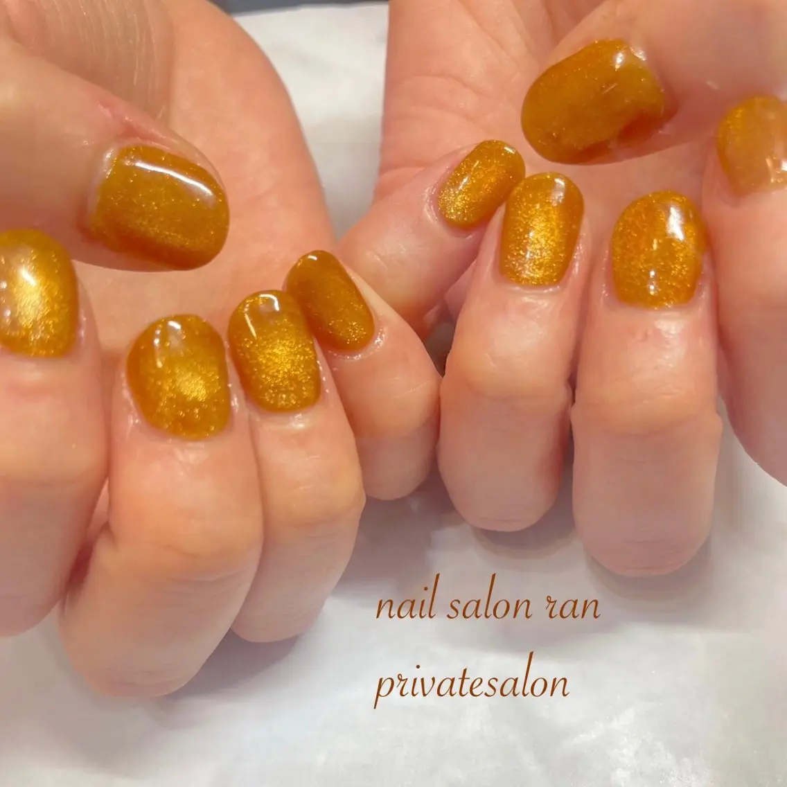 ネイル べっ甲ネイル マグネットネイル ハンドネイル ハンドケア nailsalon ranのネイルデザイン