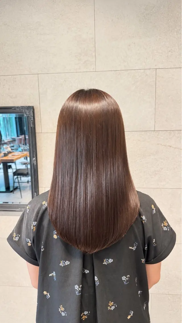 ロング 縮毛矯正 縮毛矯正 TRIELA新宿 /REIのヘアスタイル