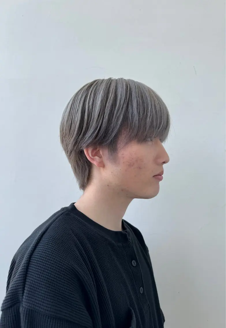 ショート カラー メンズ 中谷 あずみのヘアスタイル