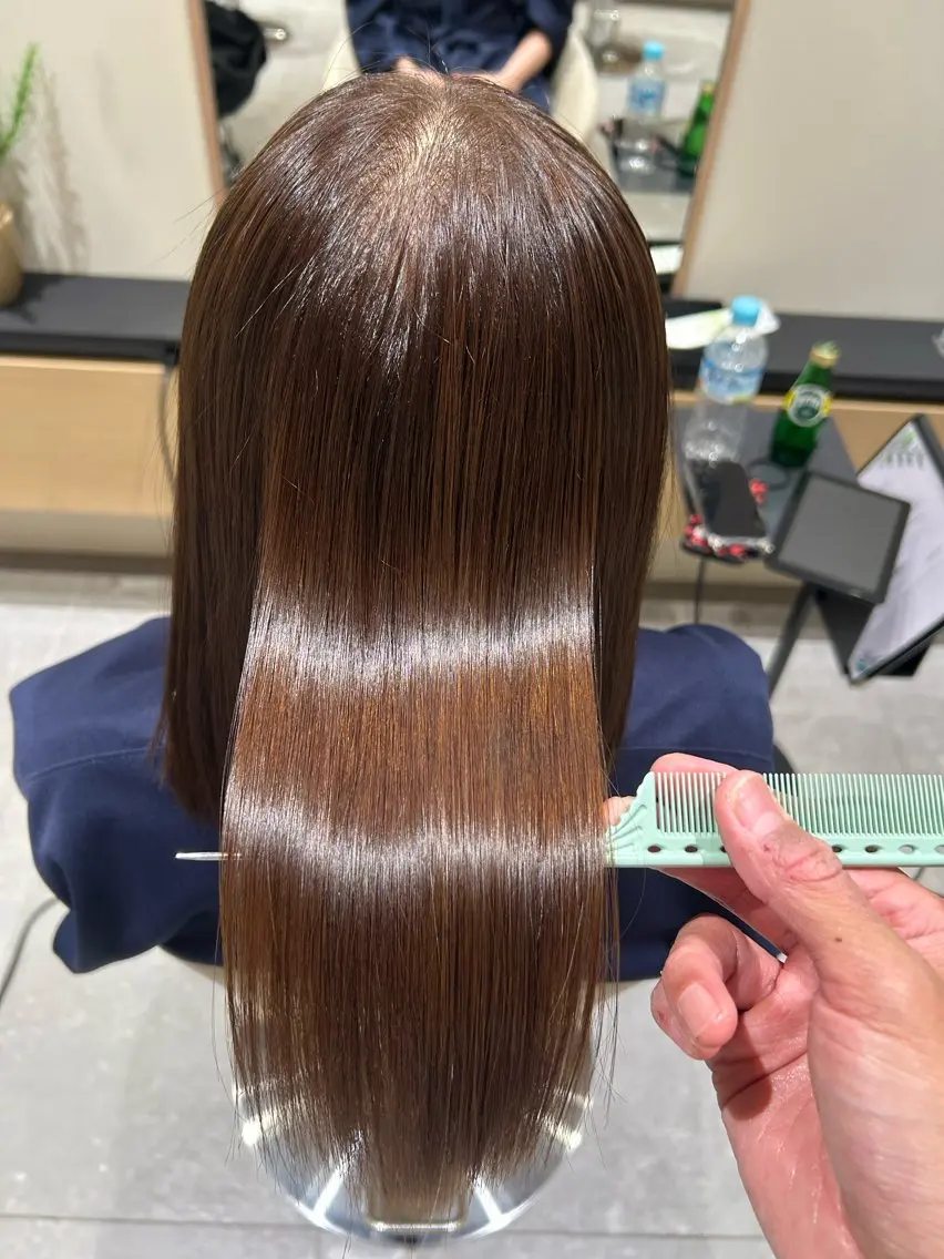 ロング カラー カット ヘアカラー 柳澤 武宏のヘアスタイル