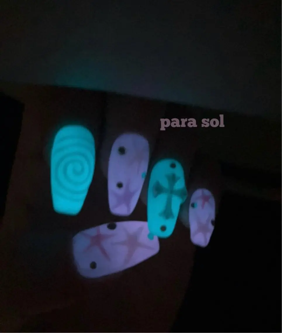 ネイル ジェルネイル キラキラネイル パラジェル 夏ネイル ハンドネイル フットネイル Para Sol nail　Maoのネイルデザイン