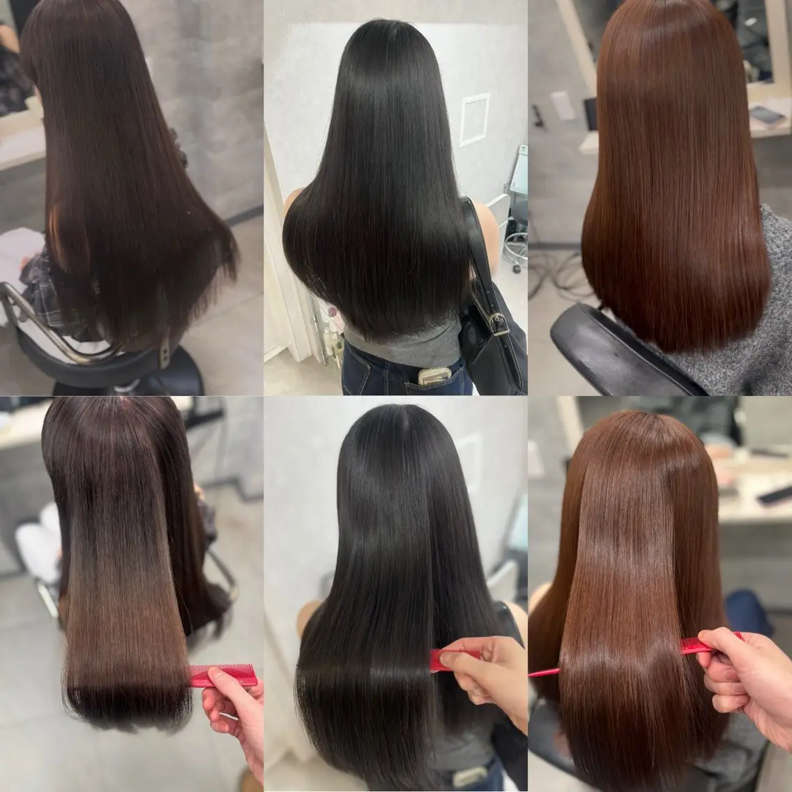 ロング カラー カット ヘアカラー トリートメント 新宿美容室 ダブルカラーのヘアスタイル