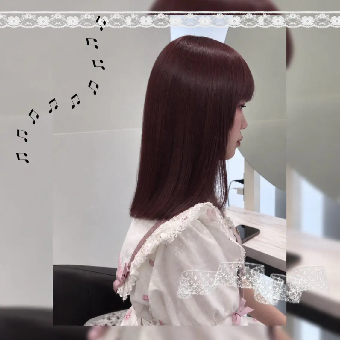 カラー ブラウンカラー ヘアカラー 上村 陽菜のヘアスタイル