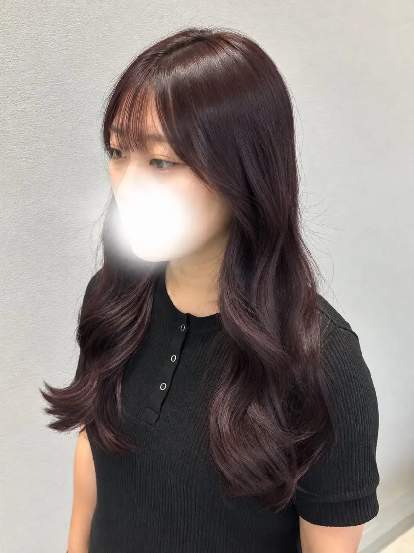 ロング カラー ヘアアレンジ ラベンダーカラー ピンクカラー ピンクラベンダー 髪質改善 トリートメント ヘアカラー トリートメント NewStyle SO-HOのヘアスタイル