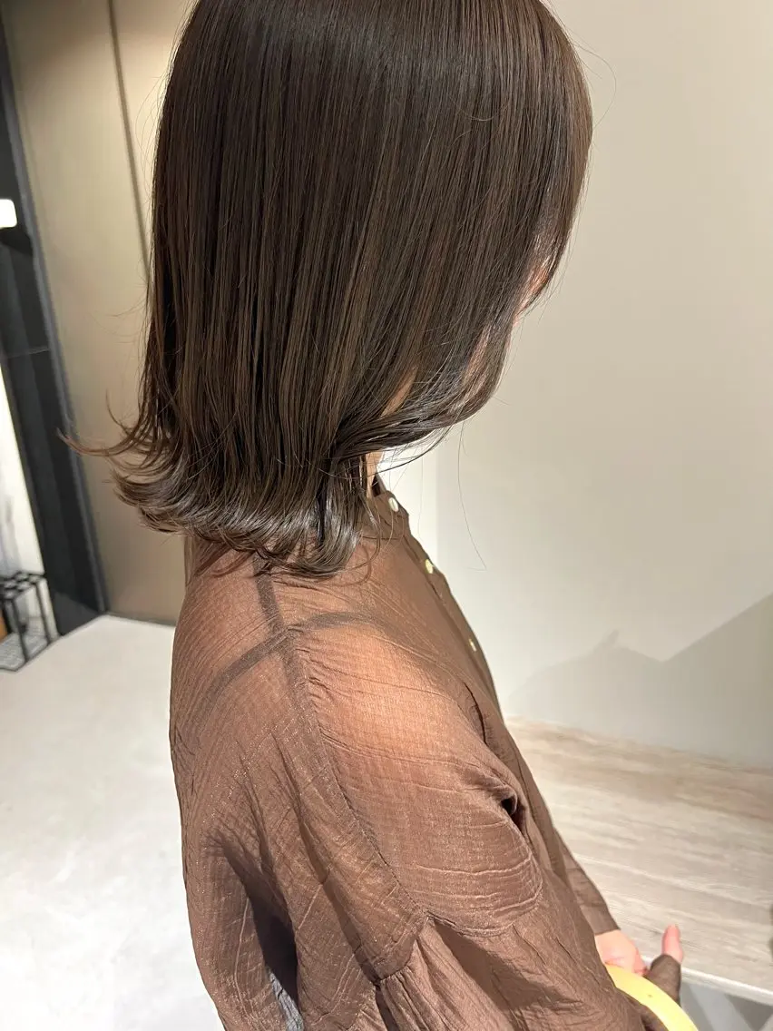 ミディアム 🧡YUU💚艶抜群 カラー✨/905号室のヘアスタイル