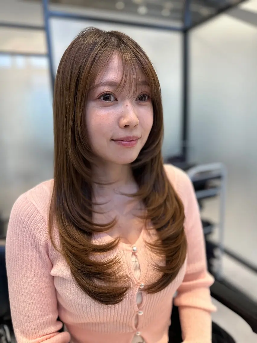 ロング 大阪/心斎橋 レイヤー/勇介のヘアスタイル