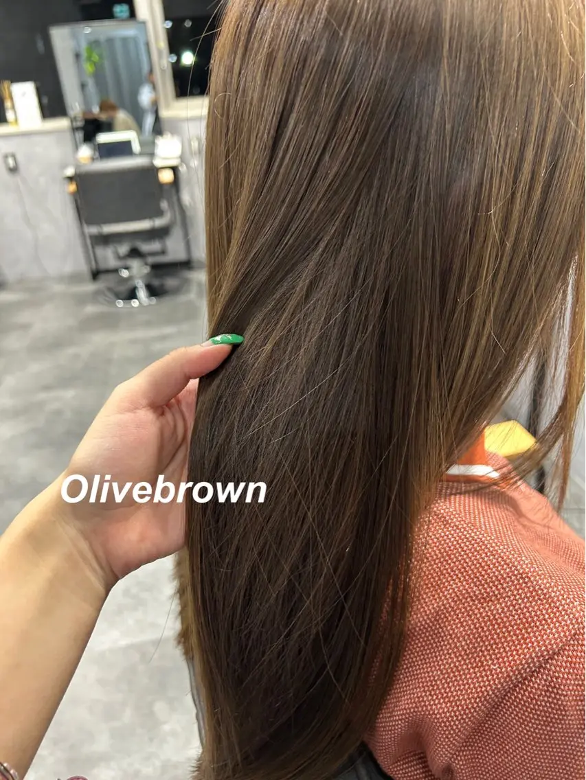 ロング カラー ブラウンカラー プルエクステ/インナ ーカラー🦊はるなのヘアスタイル