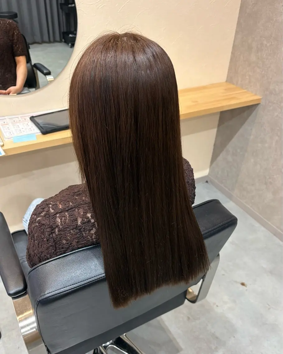 ロング カラー 髪質改善 トリートメント ヘアカラー トリートメント 透明感カラー/ 髪質改善☁️𓍼のヘアスタイル