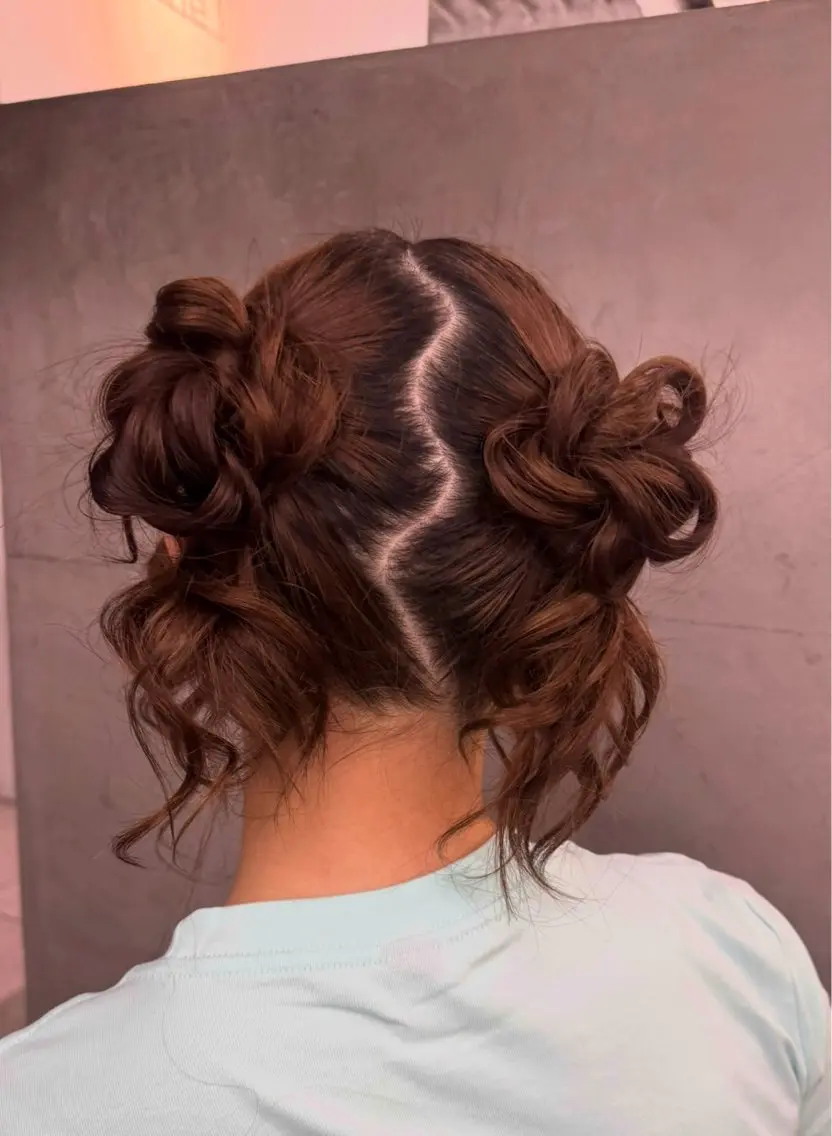 早朝ヘアセット🎀の写真