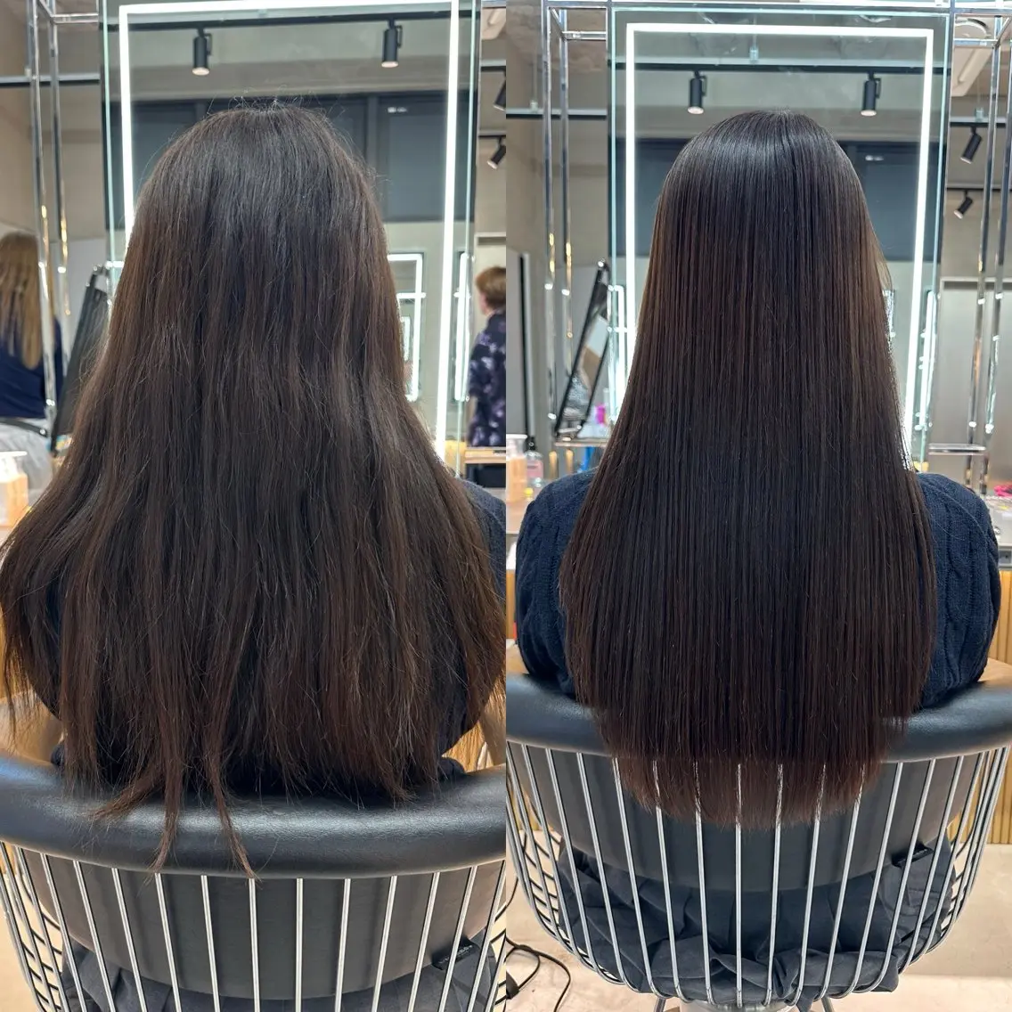 ロング カット 縮毛矯正 トリートメント ✨髪質改善特化✨副 店長椎葉信乃介のヘアスタイル