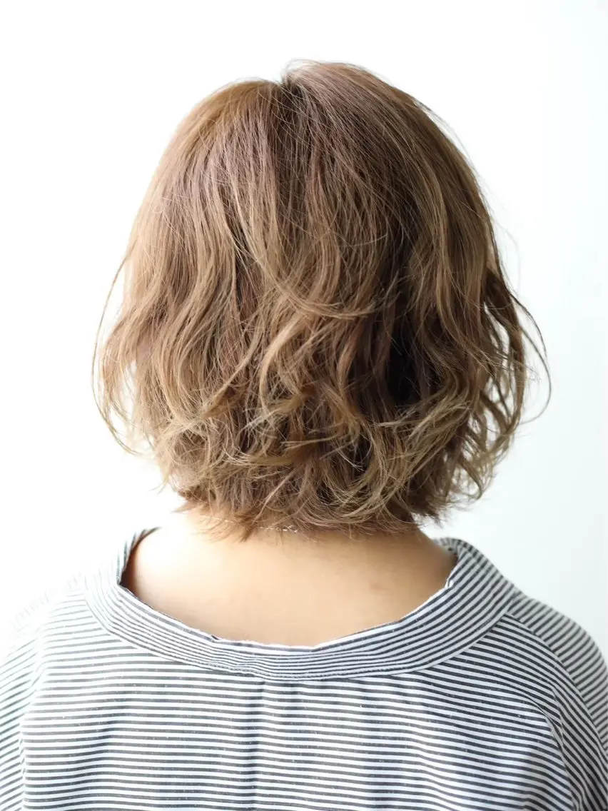 ショート パーマ デジタルパーマ ✨表参道/髪質改善 /柏原遼斗✨のヘアスタイル