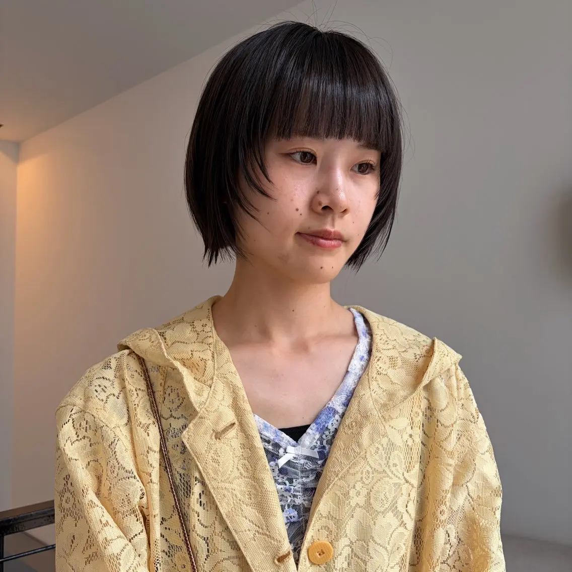 ショート 顔周りカット カット パーマ/透明感 🍃Hidetoraのヘアスタイル