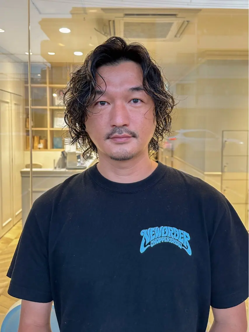 メンズカット+特殊パーマ+ケアトリートメント💈の写真
