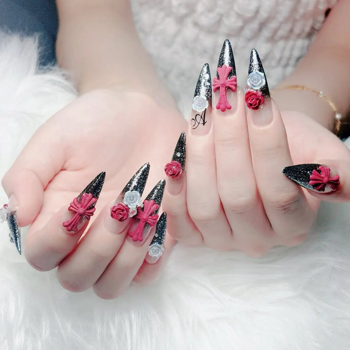 ネイル フットネイル フレンチネイル グラデーション 韓国ネイル ロングネイル ハンドネイル Hani Nail Salonのネイルデザイン