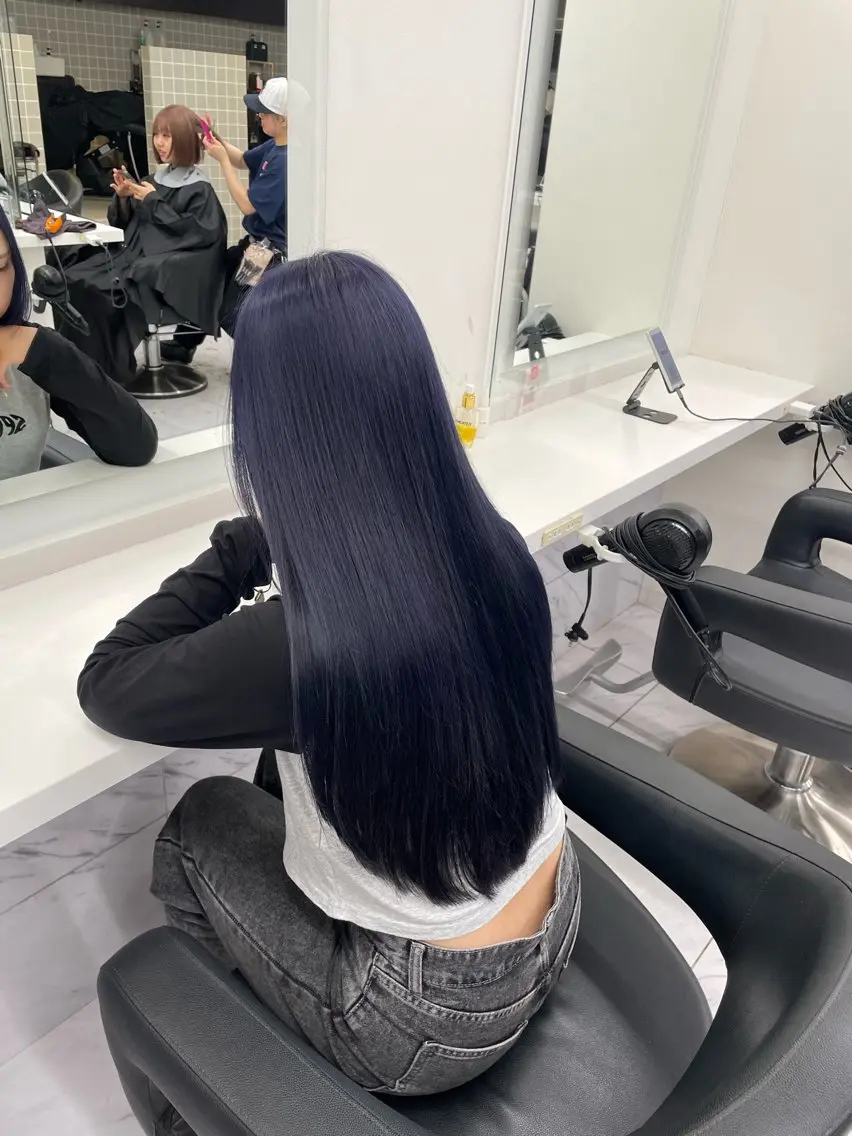 ロング カラー ヘアアレンジ ヘアカラー トリートメント ヘアセット 💗横浜美容室 💗HARUNAのヘアスタイル