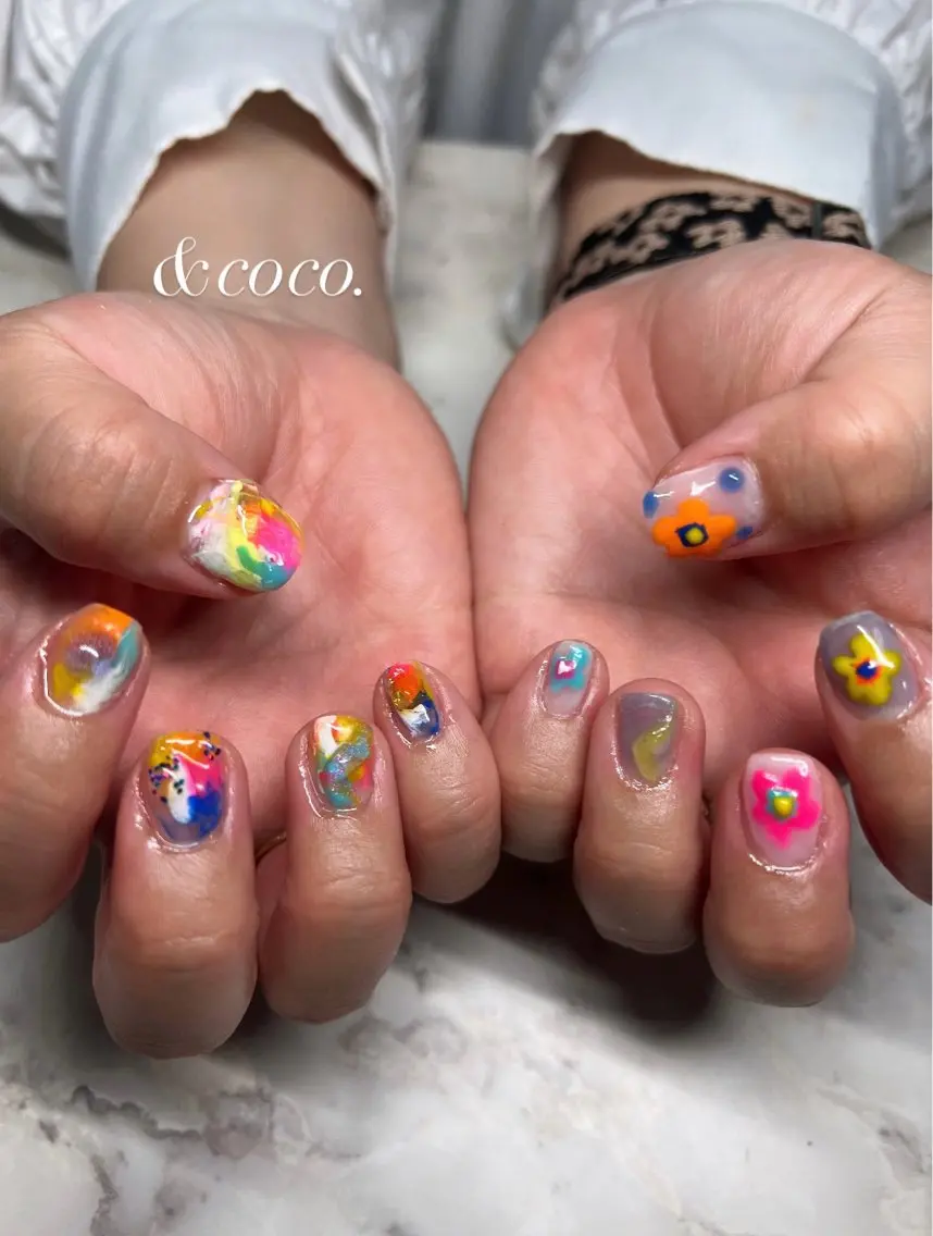 ネイル アートネイル 持ち込み ハンドネイル & coco.のネイルデザイン
