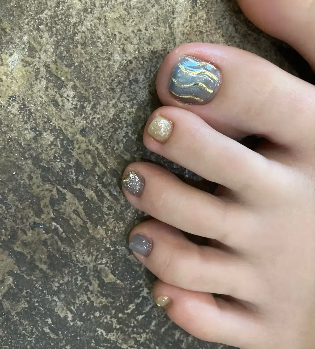 ネイル 持ち込み フットネイル DEEP nail salonのネイルデザイン