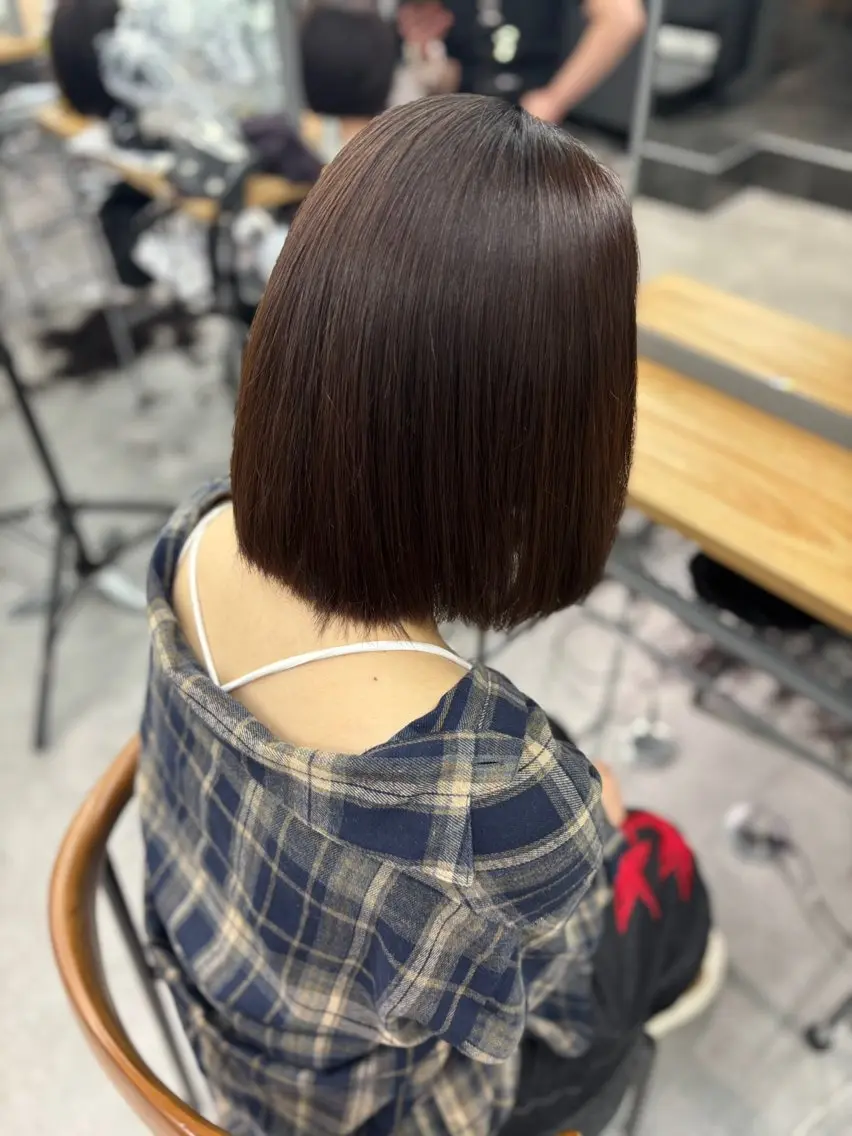縮毛矯正 伊藤 愛士のヘアスタイル