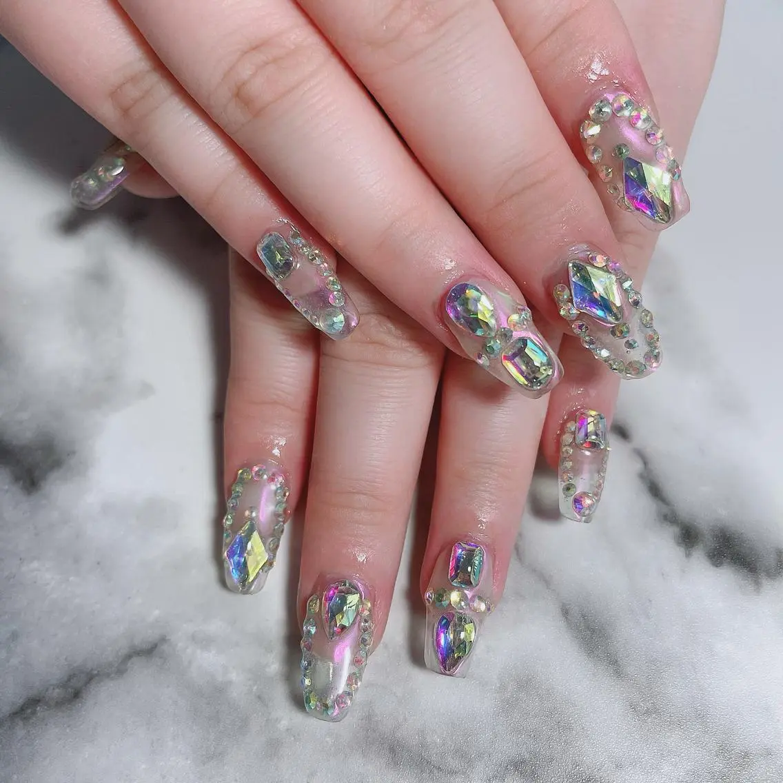 ネイル スカルプネイル ハンドネイル Kayo 💅のネイルデザイン