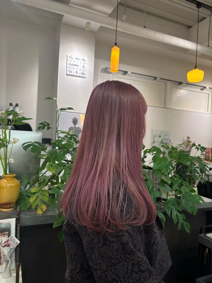 ロング ヘアカラー ooitヨシダ ミナミのヘアスタイル