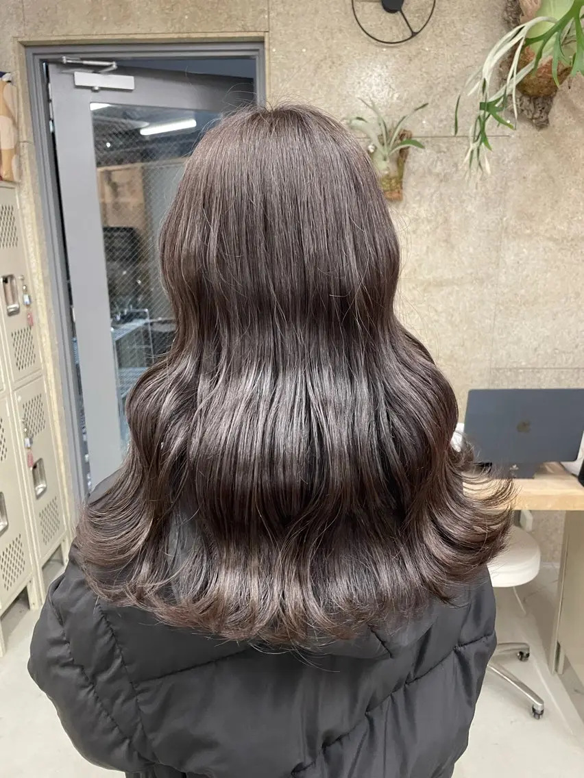セミロング カラー 透明感カラー ヘアカラー ヘッドスパ SiLO/ mahiroのヘアスタイル