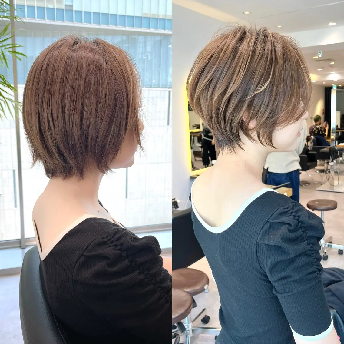 ショート ショートボブ ハンサムショート 丸みショート ボブ ショートヘア デビュー直前！似合わ せショート特化/荒砂のヘアスタイル