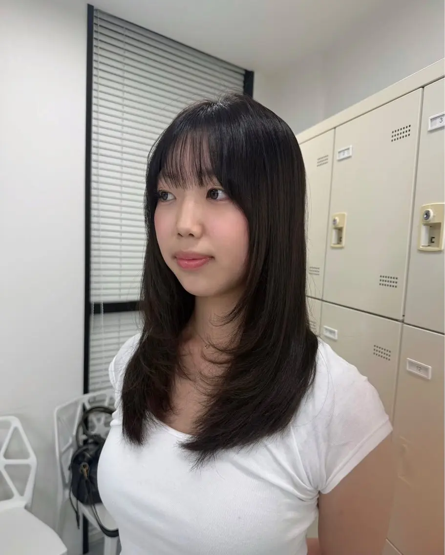 カラー chino /艶カラー🌝🤍のヘアスタイル