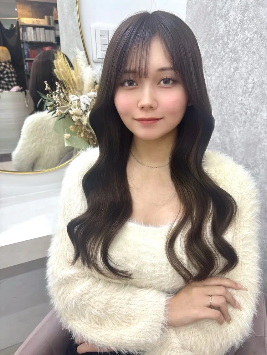 ロング カラー エクステ 艶髪🇰🇷髪質改善 🎀ikuno🎀のヘアスタイル
