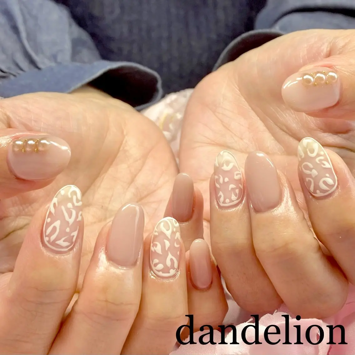 ネイル ハンドネイル ハンドケア dandelion ダンデライオンのネイルデザイン